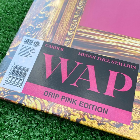 Limited Edition Pink Drip SIGNED Cardi B WAP Vinyl - Picture 3 of 5